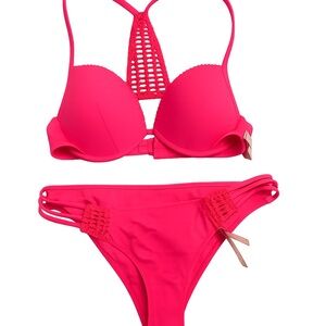Victoria's Secret Hot Pink Bikini Set